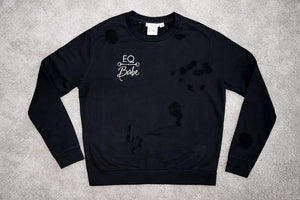 Distressed Crew Sweater
