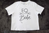 EQ BABE Distressed T-Shirt White